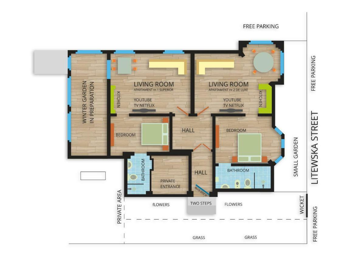 Cherry House Apartments Bromberg Exterior foto